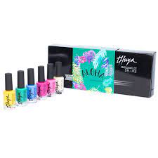 KIT DELUXE ALOHA NAIL POLISHES  / مجموعة ملمعات الأظافر  من ألوها الفاخرة 