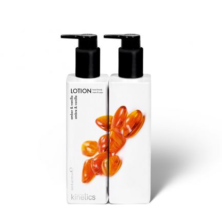 Kinetics Hand&Body Lotion Amber &Vanilla 250ml / كينيتكس لوشن اليدين والجسم العنبر والفانيليا 250 مل