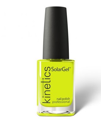 Kinetics SolarGel Nail Polish Yellow Shock #198 / طلاء أظافر من كينتيكس سولار جيل يالو شوك #198