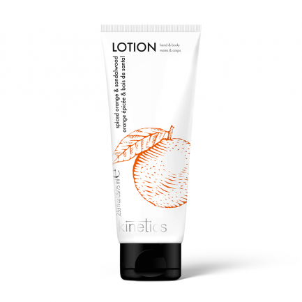 Kinetics Hand&Body Lotion Spiced Orange&Sandalwood 75 ml / لوشن للجسم واليدين من كينيتيكس بالبرتقال وخشب الصندل 75 مل