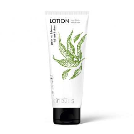 Kinetics Hand&Body Lotion Green tea & Lemon 75ml / لوشن للجسم واليدين من كينتكس بالشاي الاخضر والليمون 75 مل