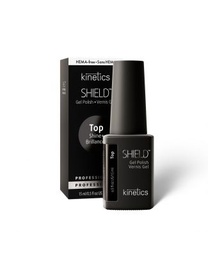 [KGPTTC] Kinetics Shield Hema Free Shine+Top Coat, 15ml / كينيتكس شيلد هيما لمعان خال من اللمعان + طبقة علوية، 15 مل